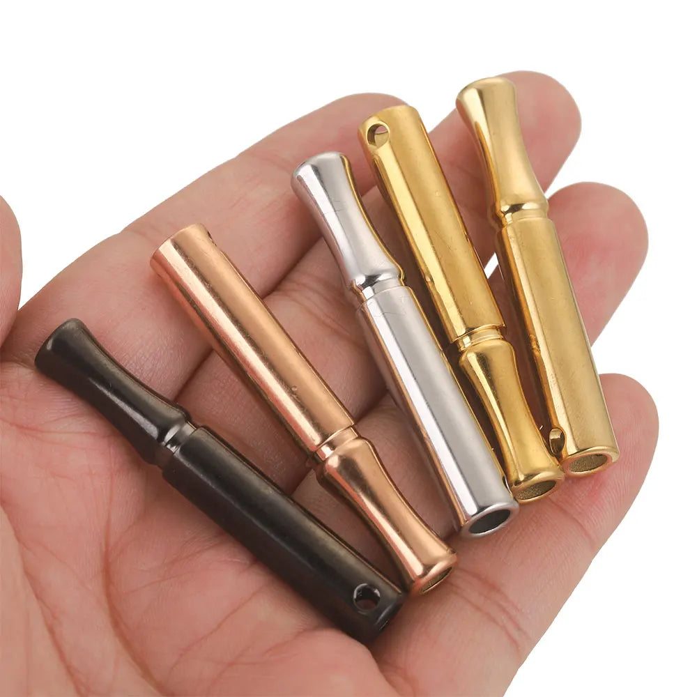 Stainless Steel Plated Rose Gold Gun Black Anxiety Breathing Pendant for Women Stress Relief Meditation Necklaces Yoga Jewelry