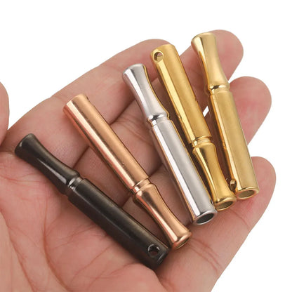 Stainless Steel Plated Rose Gold Gun Black Anxiety Breathing Pendant for Women Stress Relief Meditation Necklaces Yoga Jewelry