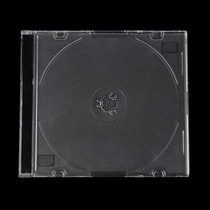 CD Storage Case Transparent Stand Acrylic Holders Ultra-thin Model With Film Disc Shell For CDs DVD Storage Holder Transparent