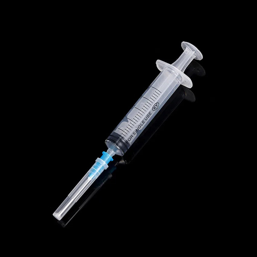 50 Disposable 5ml PVC Syringes for Pet Feeding Sterile and Independent Packaging