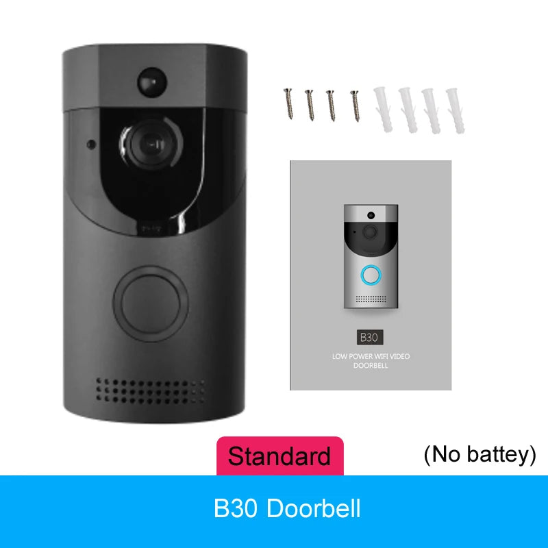Smart Video Doorbell Waterproof Cover Night Vision Home Security TF Card Storage Camera Digital Visual Intercom WIFI Door Bell