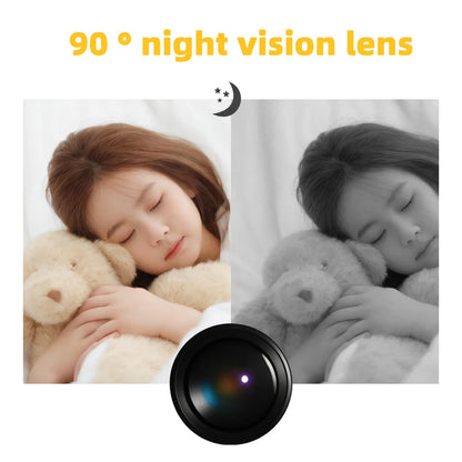 4K night vision HD network camera supports WiFi, suitable for home security indoor surveillance video Webcam motion detection