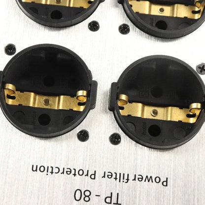 8-bit European Standard 15 Amp 100-240 Volt Rated Power Filter power Purifier Socket