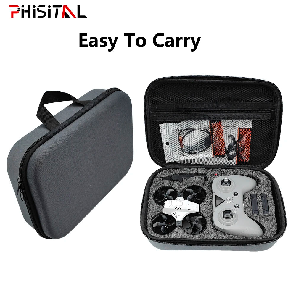 PHISITAL RTF FPV RC Racing Drone 87mm Micro Quadcopter Toys with 5.8G 600TVL 32CH Camera/4.3 Inch Monitor/FPV Goggles