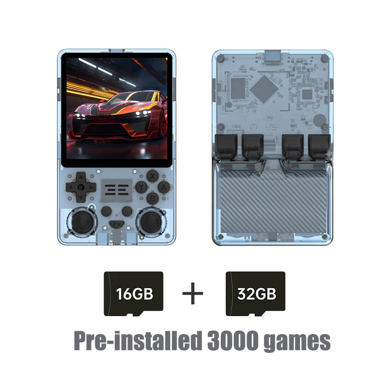 NEW POWKIDDY RGB20SX Handheld Game Console 720*720 4 Inch IPS Screen Built-in WIFI Retro Gaming Opending Linux Children's Gifts