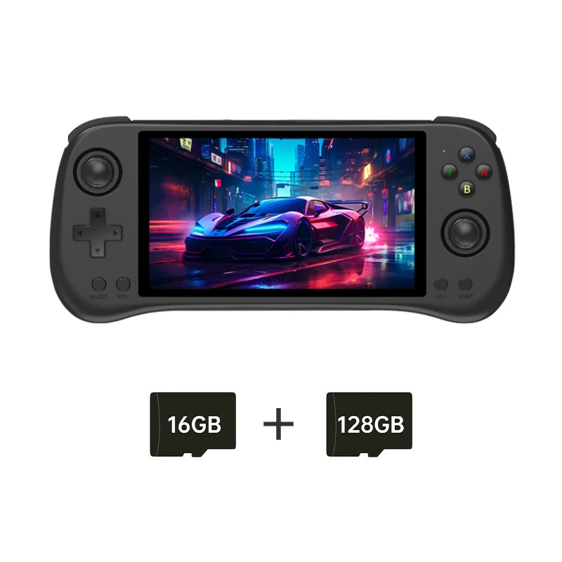 POWKIDDY X55 Retro Opendinglinux Video Handheld Game Console 5.5 Inch 1280*720 HD IPS Screen Rk3566 Jelos Syst Children's gifts