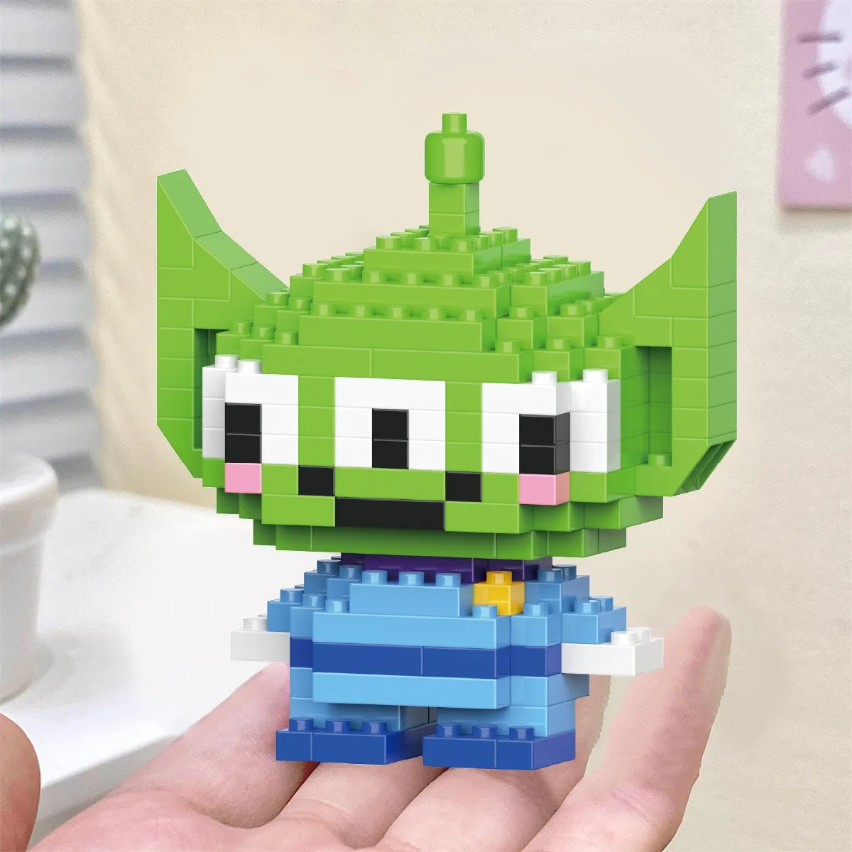 Disney Anime Princess Building Blocks Stitch Mickey Mouse mini Action toy Figures Blocks Toys Bricks Assemble Toys Kids Gifts