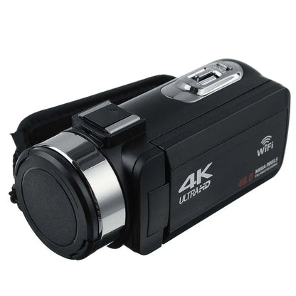 30MP 4K Ultra HD Video Camera  WiFi DV Camcorder Digital Video Camera 270 Degree Rotation Touch Screen 16X Digital Zoom Camera