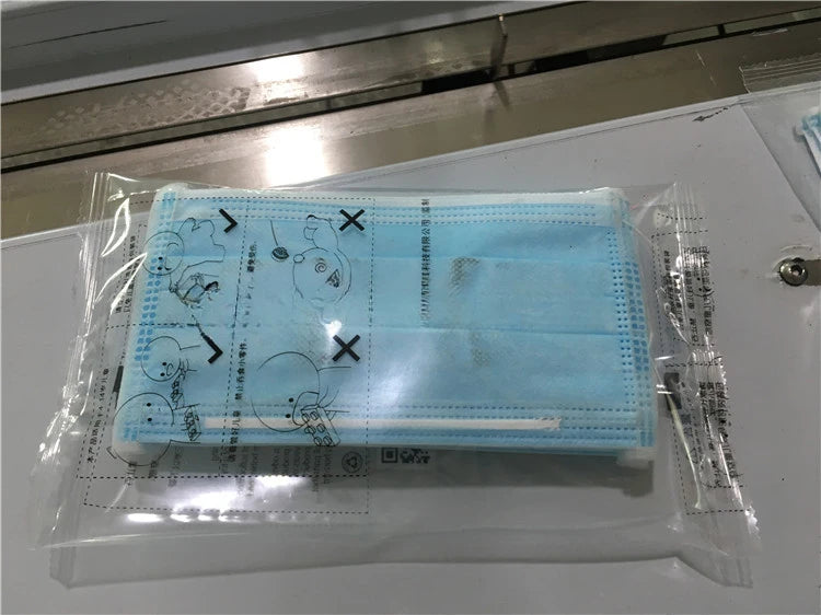 for 10 days delivery connect with mask production line 3 ply surgical face masks facial mask packaging machine