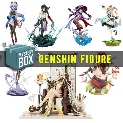 Unleash the Mystery with Our Genshin Impact Lucky Cering Rain Ornaments Blind Box Figures