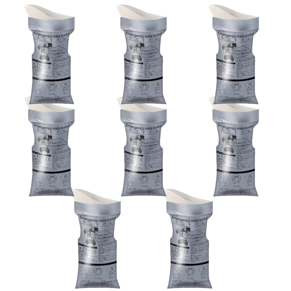 20PCS Outdoor Emergency Urine Bags 700ml Disposable Travel Mobile Toilet Portable Urinal Bag for Men Women Baby Car Vomiting Bag