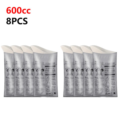 Outdoor Emergency Urinate Bags 700ml Disposable Travel Mini Mobile Toilet Portable Urine Bag Unisex Pee Bag for Female Baby Male