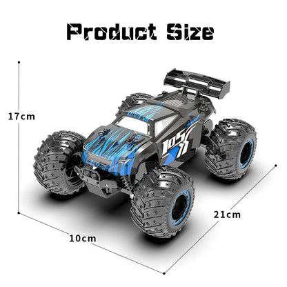 JJRC Q105 Q175 1:18 20 Km/h 2.4GHz Double Motors Drive With LED Light Off Road Remote Control Cars Drift Monster Truck Toys