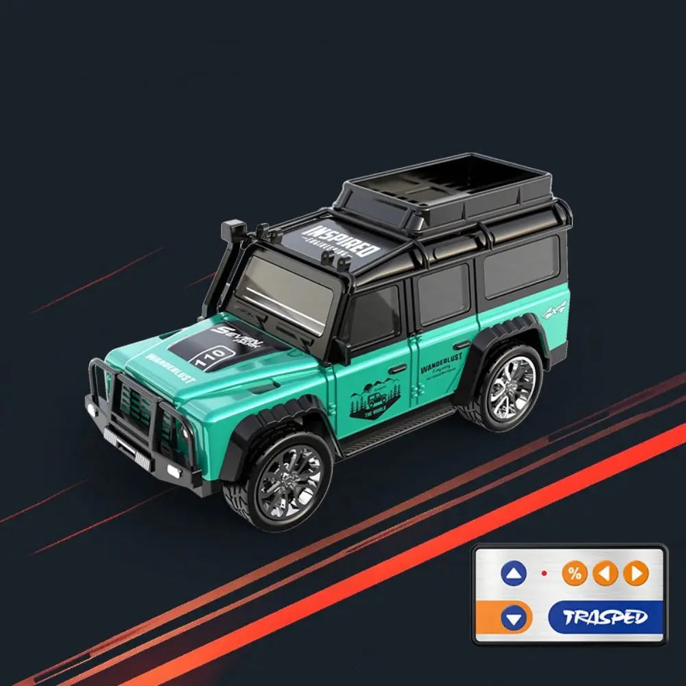 RC Cars 2.4G 5-Channel 1：64 Alloy Mini Remote Control SUV Drifts One Hour Long Endurance Electric Off-road Vehicle for Children