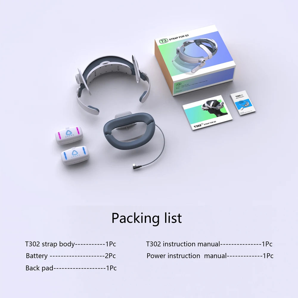 For Meta Quest 3 Elite Strap with 5000mAh/10000mAh Battery VR Headset Fast Charging Head Strap Extend VR Playtime Accessories