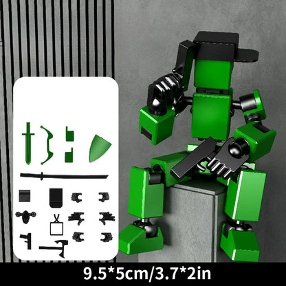 Multi-Jointed Movable Robot 3D Printed Mannequin Dummy Toy 13 Action Figure Full Body Movable Robot Toys Parent-children Game