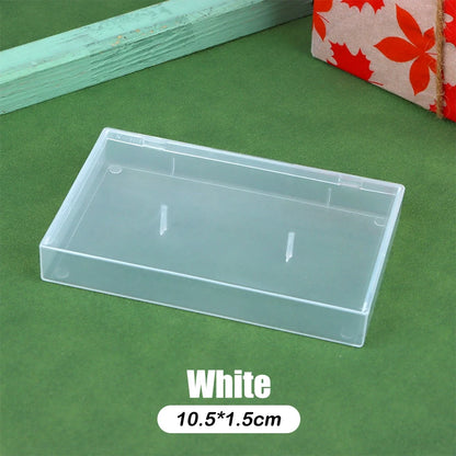 1Pc Home Cassette Tape Transparent Storage Box Audio Magnetic Recording Blank Tape Case Dustproof Box