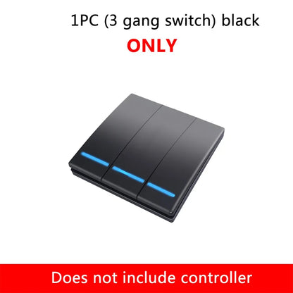 GERMA 1/2/3 gang 433Mhz smart push Wireless Switch Light RF Remote Control 110V 220V Receiver home Wall button Ceiling Lamp