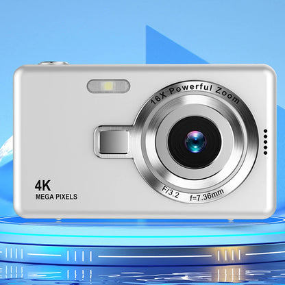 4K Digital Camera For Photo & Video 2.4" IPS Display Screen 16x Optical Zoom 1080P HD Camera For Home