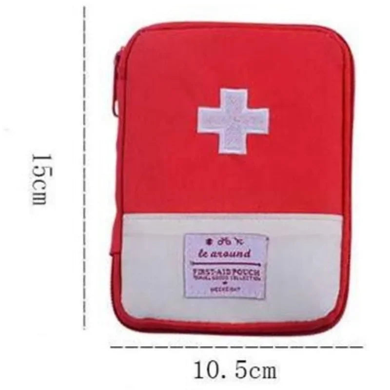 Outdoor First Aid Kit Bag Pouch Travel Outdoor Sports Emergency Kit Bag Small Pills Divider Storage Organizer
