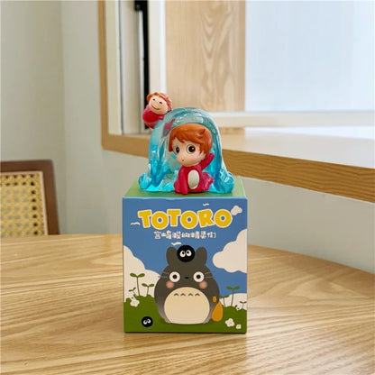 Hayao Miyazaki's Elves Mysterious Blind Box Trendy Toy Desktop Ornaments Faceless Man Surprise Box Holiday Gift Glowing