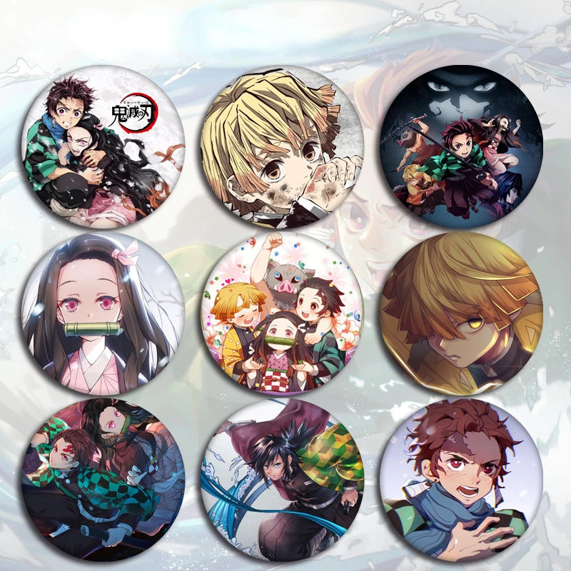 Demon Slayer Mystery Box Acrylic Stand Model Lucky Bag Kimetsu No Yaiba Tanjirou Action Figures Collection Model Toys Fans Gifts