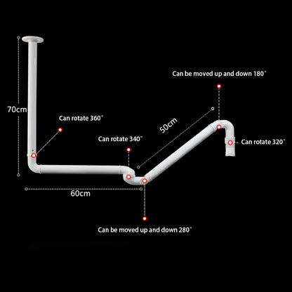 High Quality dental light Ceiling mounted support arm for led halogen dental lamp
