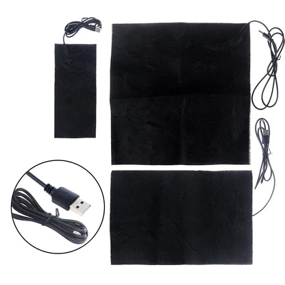 5V USB Warm Paste Pad Carbon Fiber Heating Pad Body Warmer Fast-Heating Heating Film Electric Winter Infrared Fever Heat Mat
