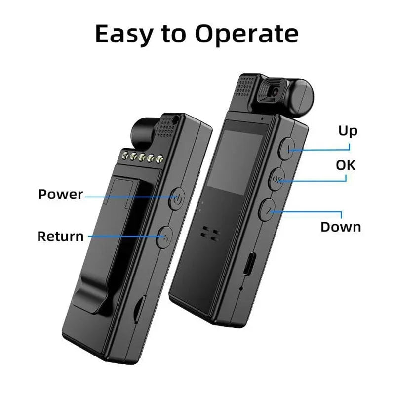 L9  Mini Camera WIFI Portable Body Camera  Rotating Lens Night Vision Video Recording Sport DV Action Cam Travel Vlog Camera
