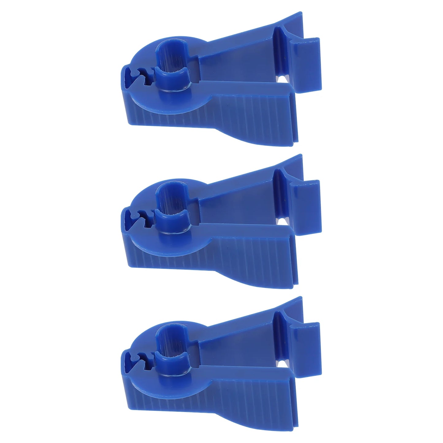 3 Pcs Permeable Pipe Clamp Peritoneal Clip Peritoneum Blue Dialysis Supply