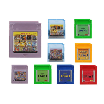GBC Game Cartridge 16 Bit Video Game Console Card 108 IN 1 61 in 1 All in one Combo Card For GBC/GBA/SP