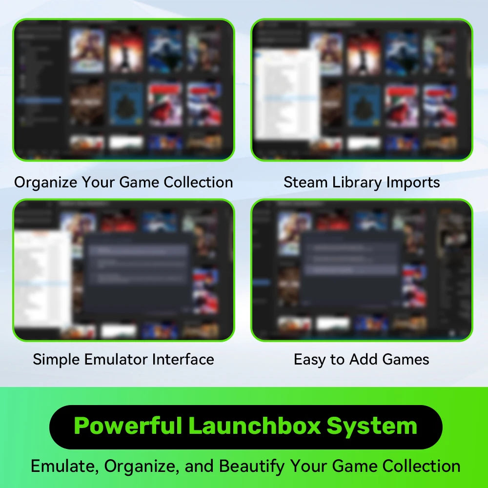 3T Gaming HDD Launchbox OS Retro Game Console for XBOX/PS4/Switch/PS3/PS2/PS1/WiiU/Wii/DC with 10107 Games for Windows PC/Laptop