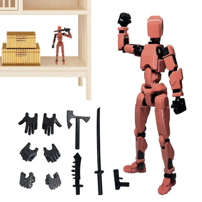 14cm Artist Art Painting Anime Figure Sketch Draw Male Female Movable Body Chan Joint Action Figure Toy Model Draw Mannequin