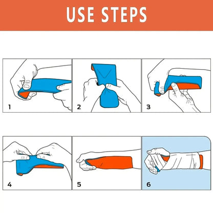 1Pc Medical First Aid Fracture Splint Survival Emergency Rolling Bandage Leg Wrist Fixed Fracture Splint Rescue Protection