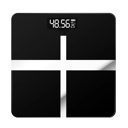 LCD Display Body Weighing Digital Health Weight Scale Bathroom Floor Electronic Body Floor Scales Glass Smart Scales Battery