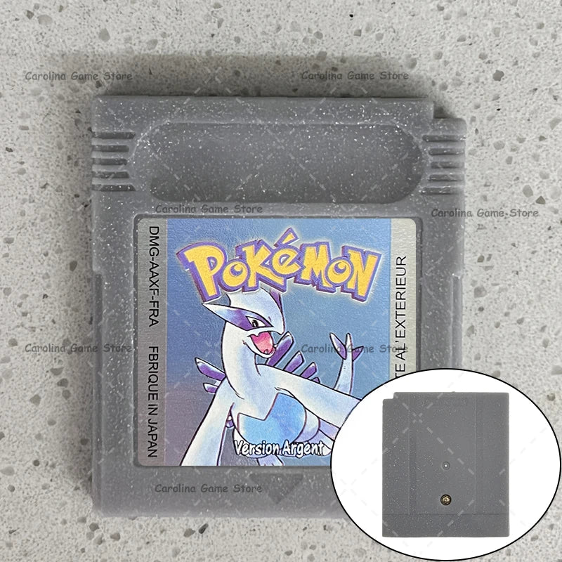 GBC Video Game Cartridge Console Card Pokemon Blue/Crystal/Green/Gold/Red/Silver/Yellow High Quality with Multi-language