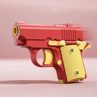 New Arrival Stress Relief ABS Plastic Mini 1911 3D Printed Gravity Fidget Gun Pistol Toy Gift Promotion Toy For Boys Kids