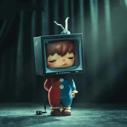 POP MART Hirono Mime Series Blind Random Box Toys Cute Action Anime Figure Kawaii POP MART Mystery Box Model Designer Doll Gift