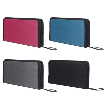 80Pcs CD DVD Discs Mercerized Fabric Handbag CD Storage Case- CD/DVD Case Organizer Case DVD Booklet CD Holder