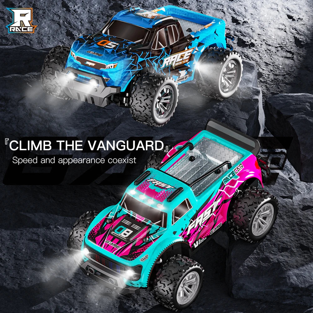 3699-087 2.4G RC Car 1/16  2WD Off-road Remote Control Climbing Vehicle 20KM/H Remote Control Anti-collision Settings kids toys