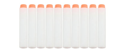 50pc white Luminous For Nerf Bullets Soft Hollow Hole Head 7.2cm Refill Darts Toy Gun Bullets for Nerf toys Kid Children Gift